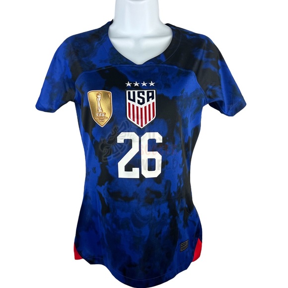 ⚽️ New 2022/23 USA USWNT Women's AWAY Soccer Jersey Pickett #26 🇺🇸 - Picture 9 of 10